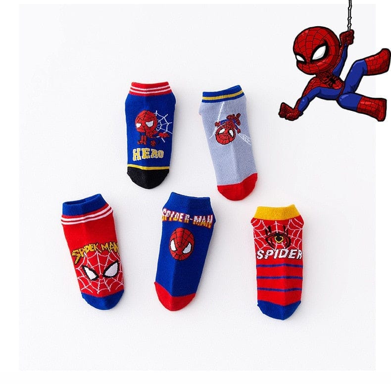 Conjunto 5 pares de meias Marvel